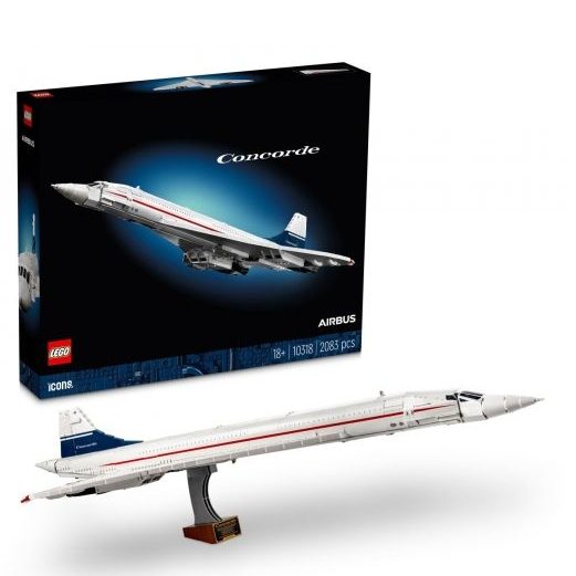 Zestaw LEGO Icons - model Concorde do złożenia