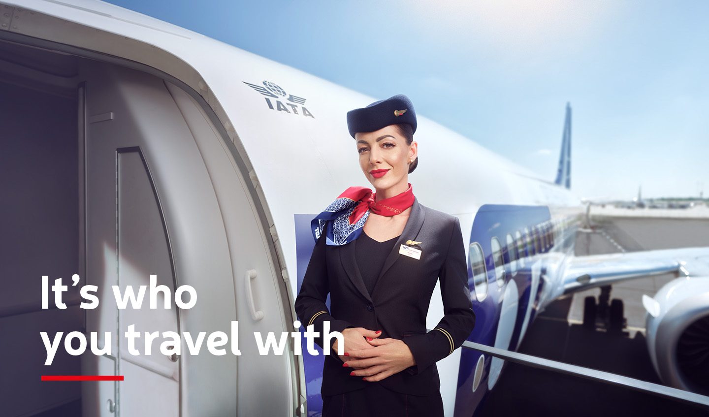 It's who you travel with It - welcome onboard our aircraft