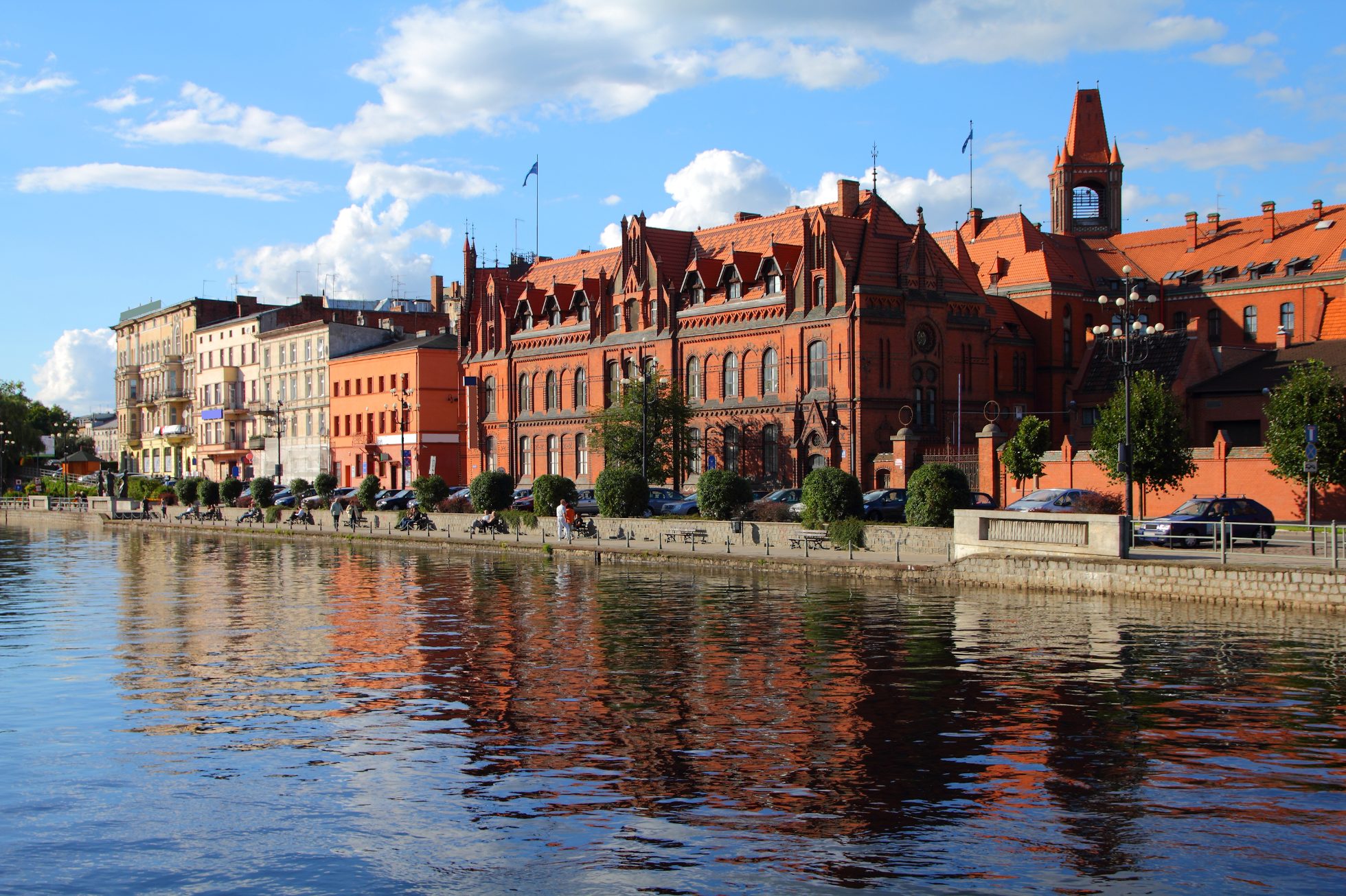 Widok na Bydgoszcz i rzekę Brdę