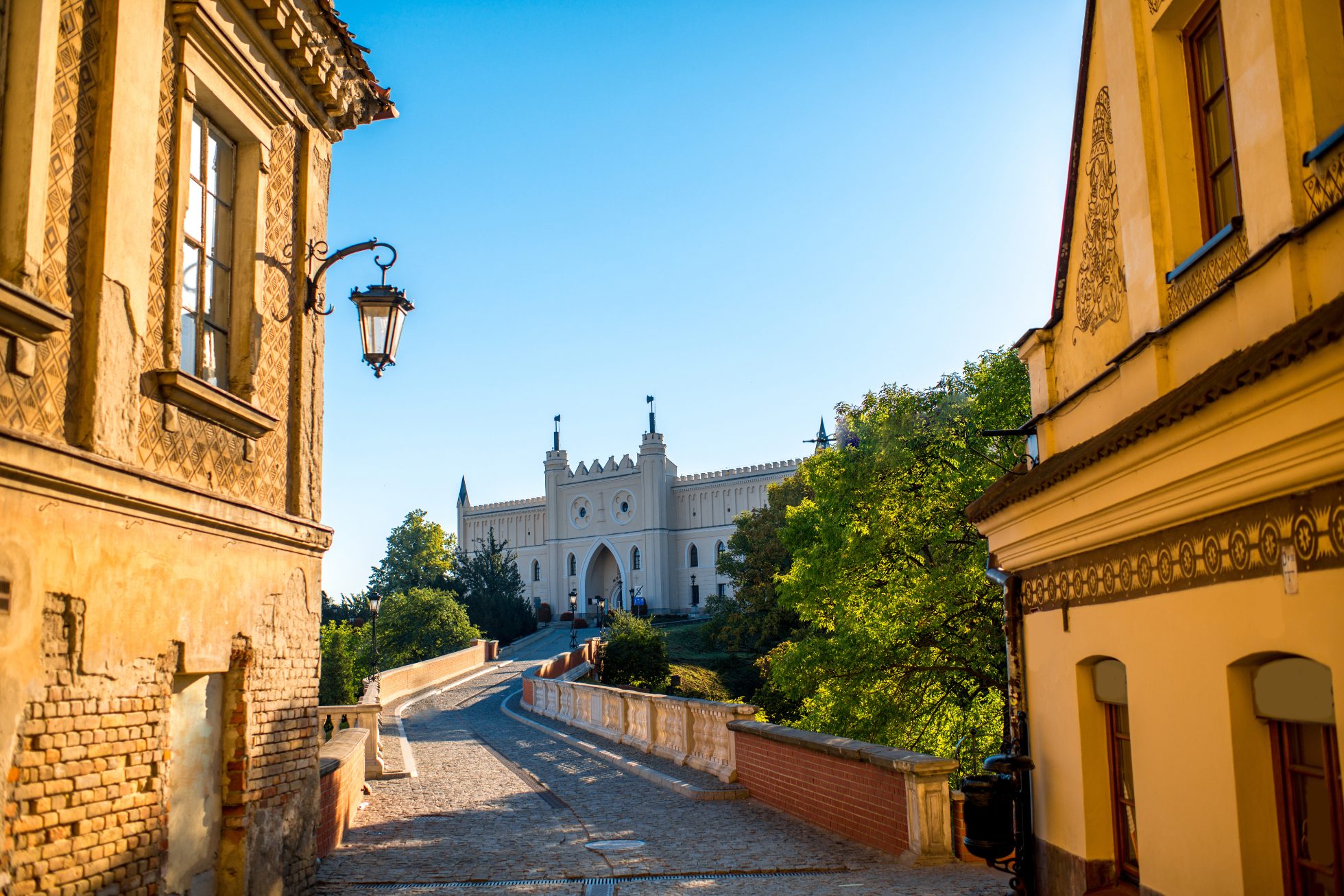 Summer panorama of city of Lublin in Poland, Europe