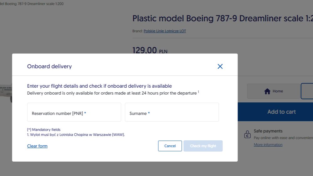 graphics showing shopandmore on board delivery